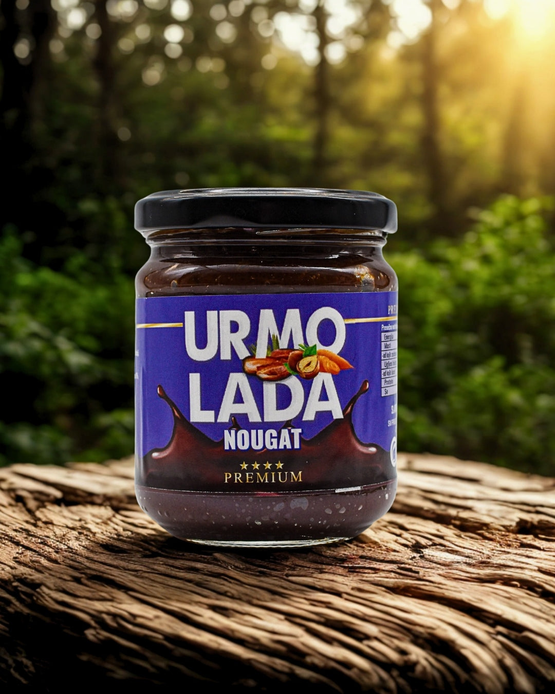 URMOLADA NOUGAT (urma,lešnik,šargarepa, organski kakao)