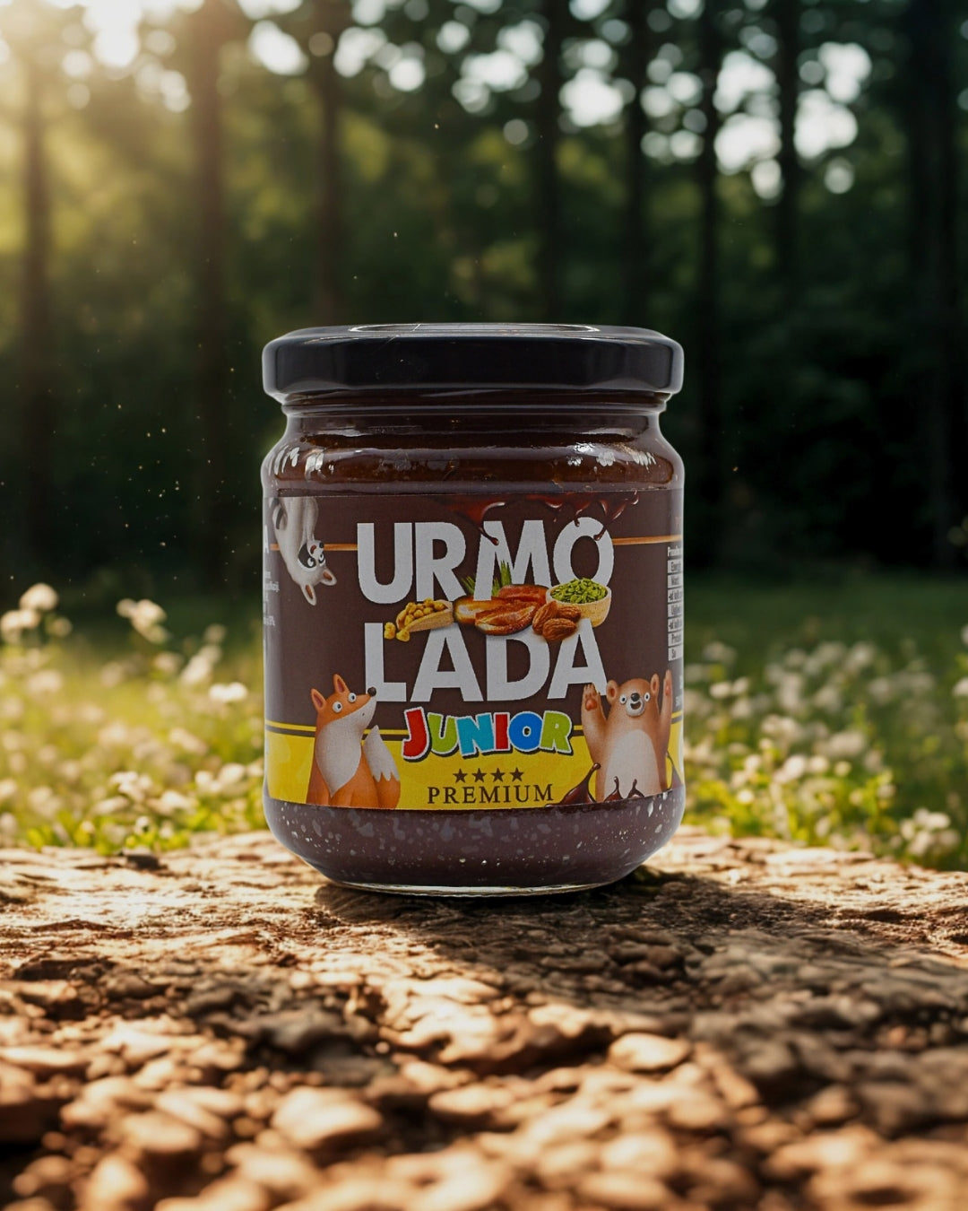 URMOLADA JUNIOR (Urma, badem, tahini, šargarepa, organski kakao, sušeni cvet kantariona)