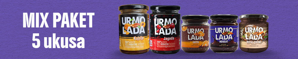 MIX PAKET 5 ukusa (akcija do 30.juna) - POKLON Urmolada KAJSIJA