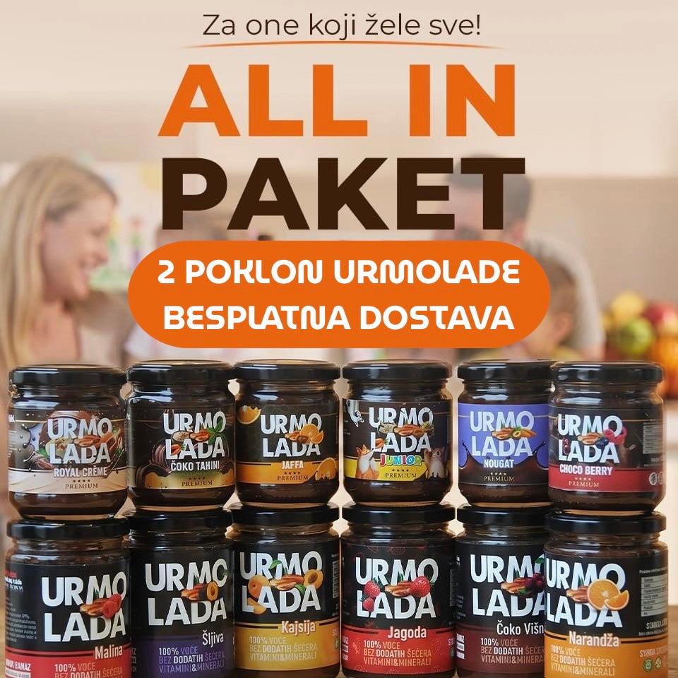 ALL IN PAKET 10+2 : BESPLATNA DOSTAVA + POKLON 2 URMOLADE : AKCIJA DO 20.septembra