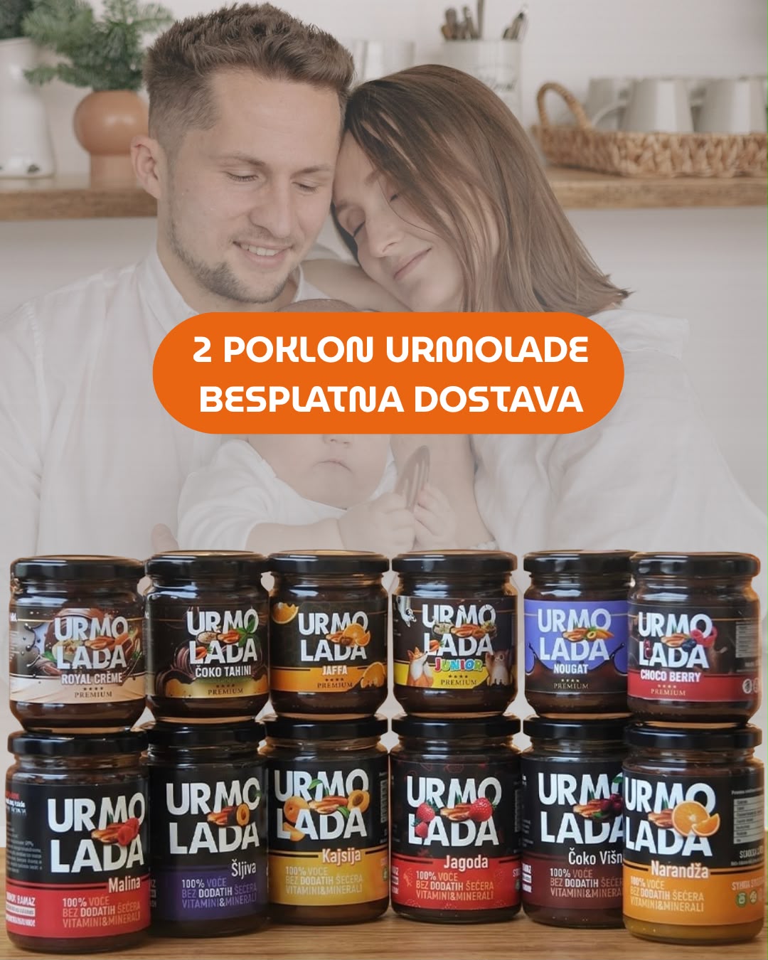 ALL IN PAKET 10+2 : BESPLATNA DOSTAVA + POKLON 2 URMOLADE : AKCIJA DO 20.septembra