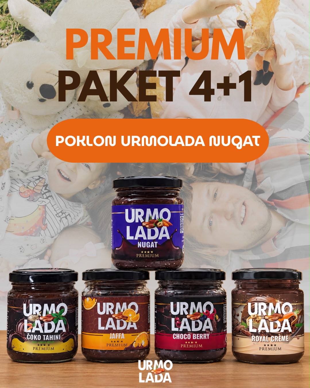PREMIUM PAKET  4+1                                                                  poklon Nugat AKCIJA traje do 20.septembra