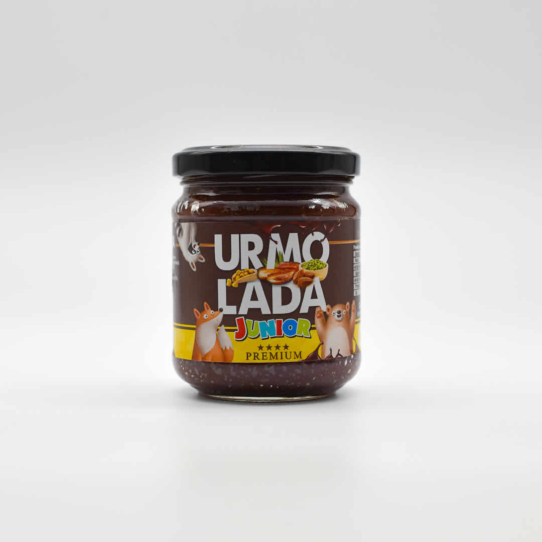 URMOLADA JUNIOR (Urma, badem, tahini, šargarepa, organski kakao, sušeni cvet kantariona)